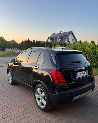 Chevrolet Trax cena 42500 przebieg: 113677, rok produkcji 2013 z Konin małe 79